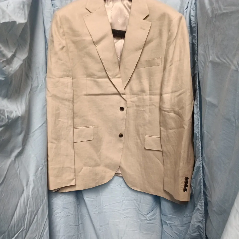 CHARLES TYRWHITT CLASSIC FIT BEIGE BLAZER JACKET – UK 46L