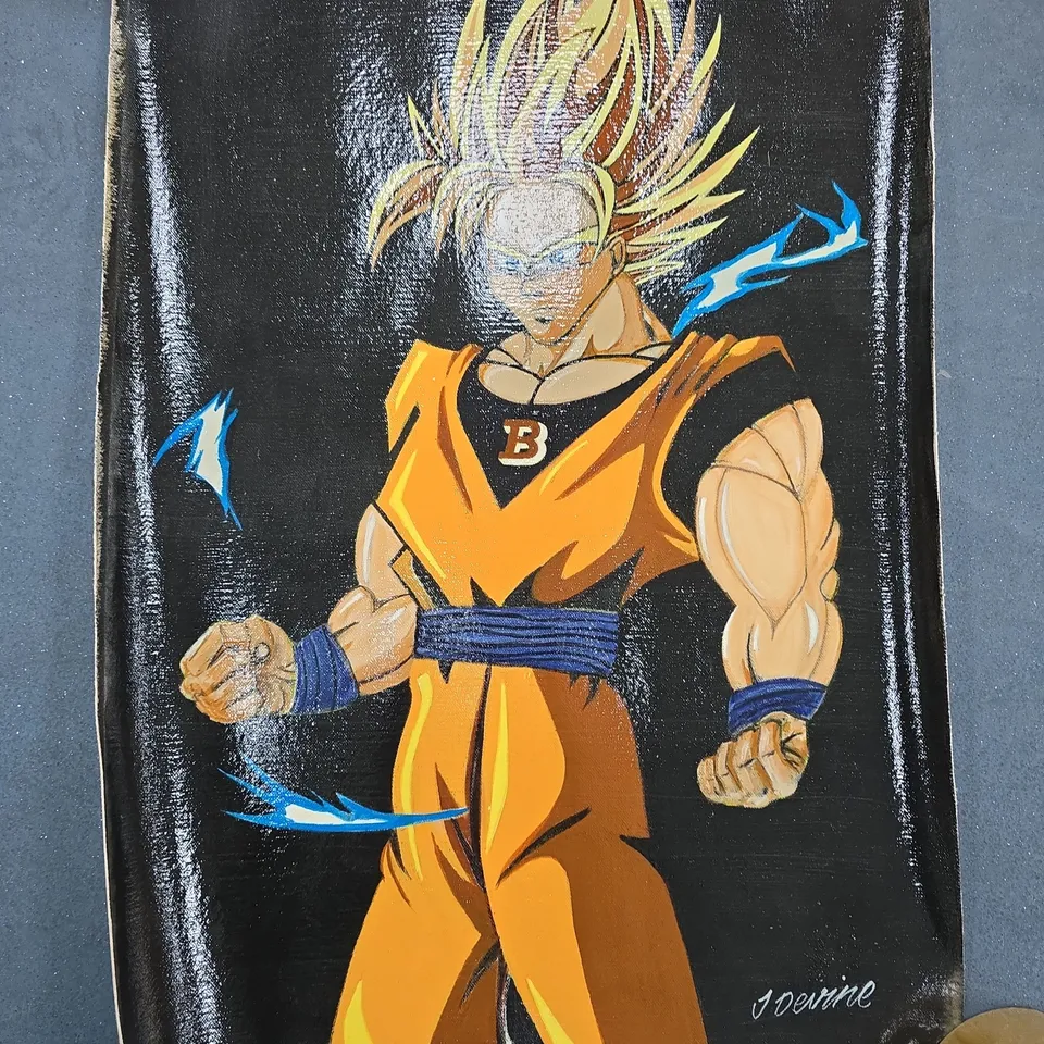 GROUP OF 4 SIGNED CANVAS PAINTINGS BY J DEVINE 