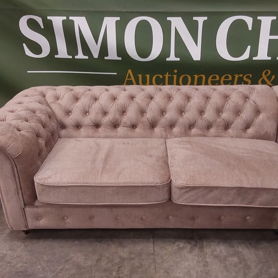LAURA CHESTERFIELD FABRIC RIGHT HAND CORNER CHAISE  RRP £1999