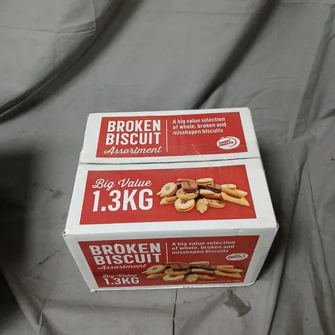BROKEN BISCUIT ASSORTMENT – 1.3KG BOX (BEST BEFORE 12/2025)