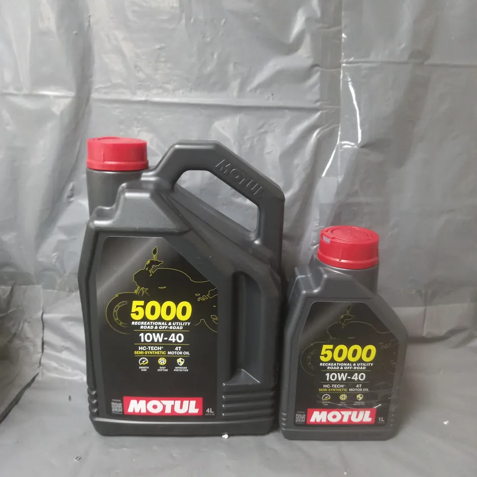 MOTUL 5000 10W40 4T SEMI SYNTHETIC MOTORCYCLE OIL 4L 4 LITRE