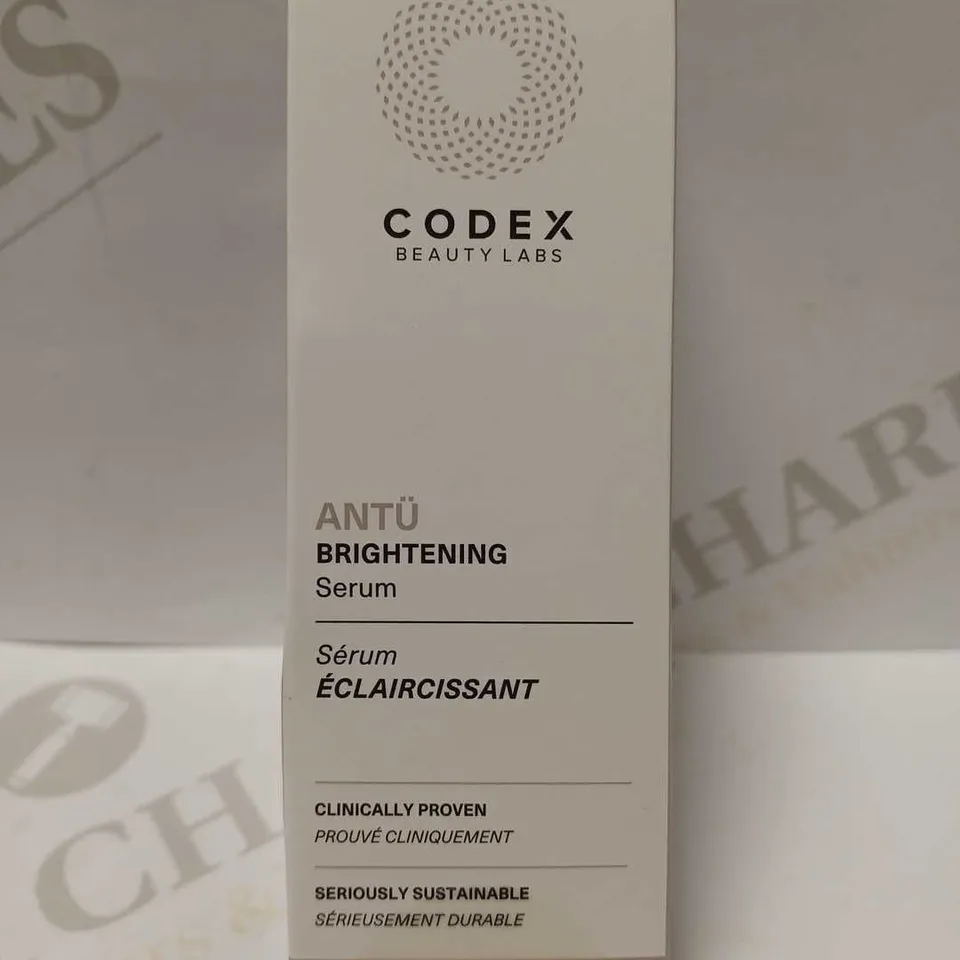 CODEX LABS ANTÜ BRIGHTENING FACE SERUM 30ML