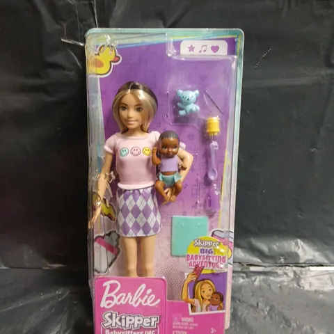 BARBIE SKIPPER BABYSITTERS INC DOLL WITH BABY – BOXED