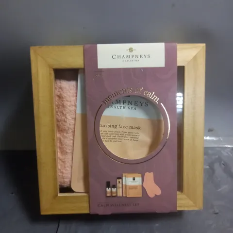 BOXED CHAMPNEYS HEALTH SPA MOMENTS OF CALM WELLNESS SET