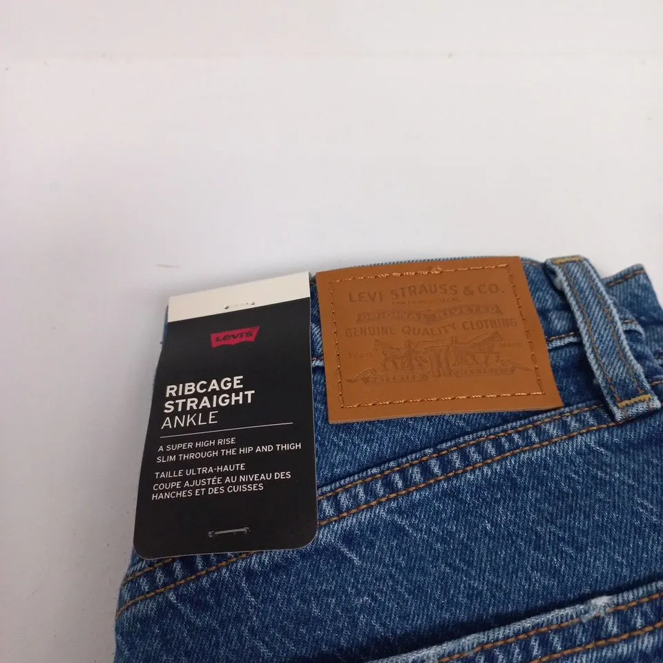 LEVI'S RIBCAGE STRAIGHT ANKLE JEANS – 27X29