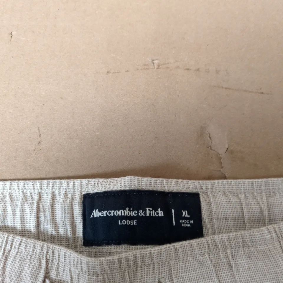 ABERCROMBIE & FITCH LOOSE LINEN TROUSERS – MEN’S, SIZE XL (US)