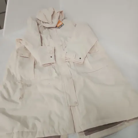 Regatta Great Outdoors Waterproof Breathable Jacket – Beige, UK 20 (EU 46) Women's