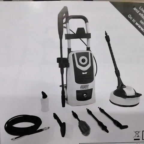 BRAND NEW BOXED WOLF SUPER BLASTER PRESSURE WASHER, BLUE
