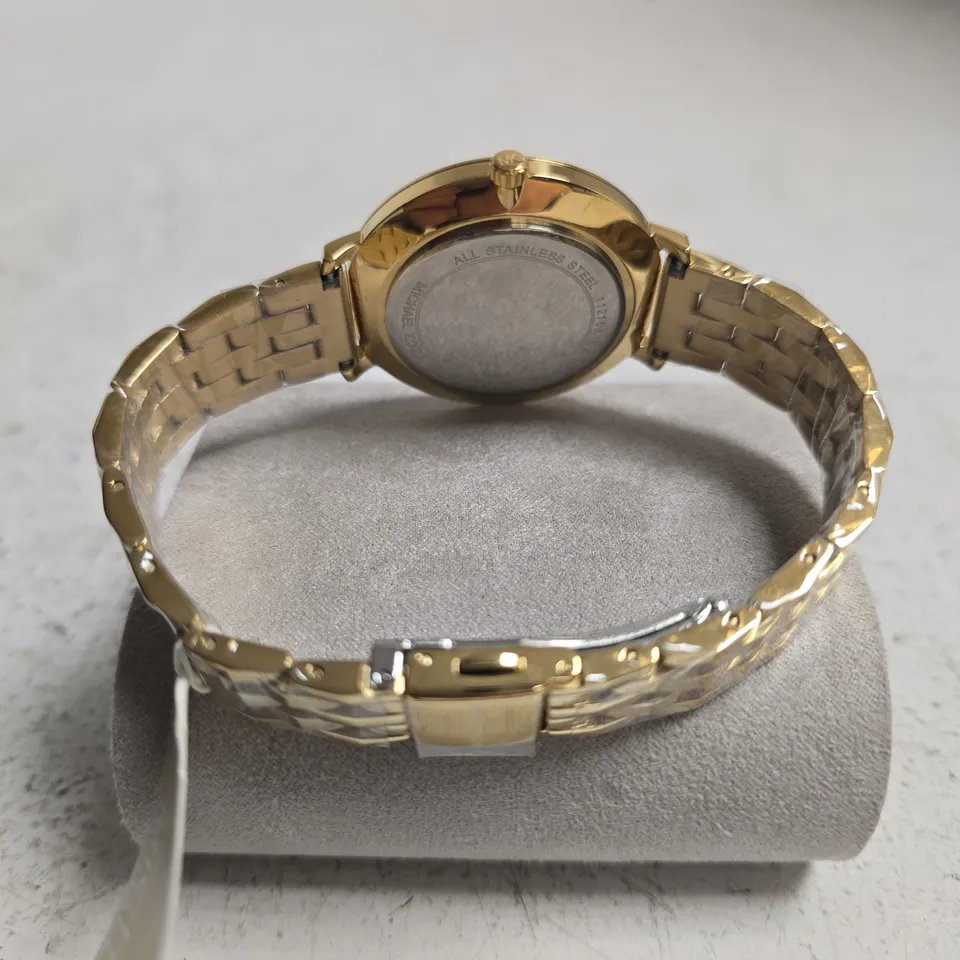 MICHAEL KORS GOLD-TONE BRACELET WATCH – BOXED 