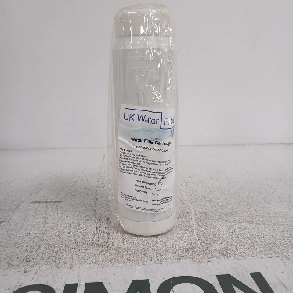UK WATER FILTERS WATER FILTER CARTRIDGE ASC2000