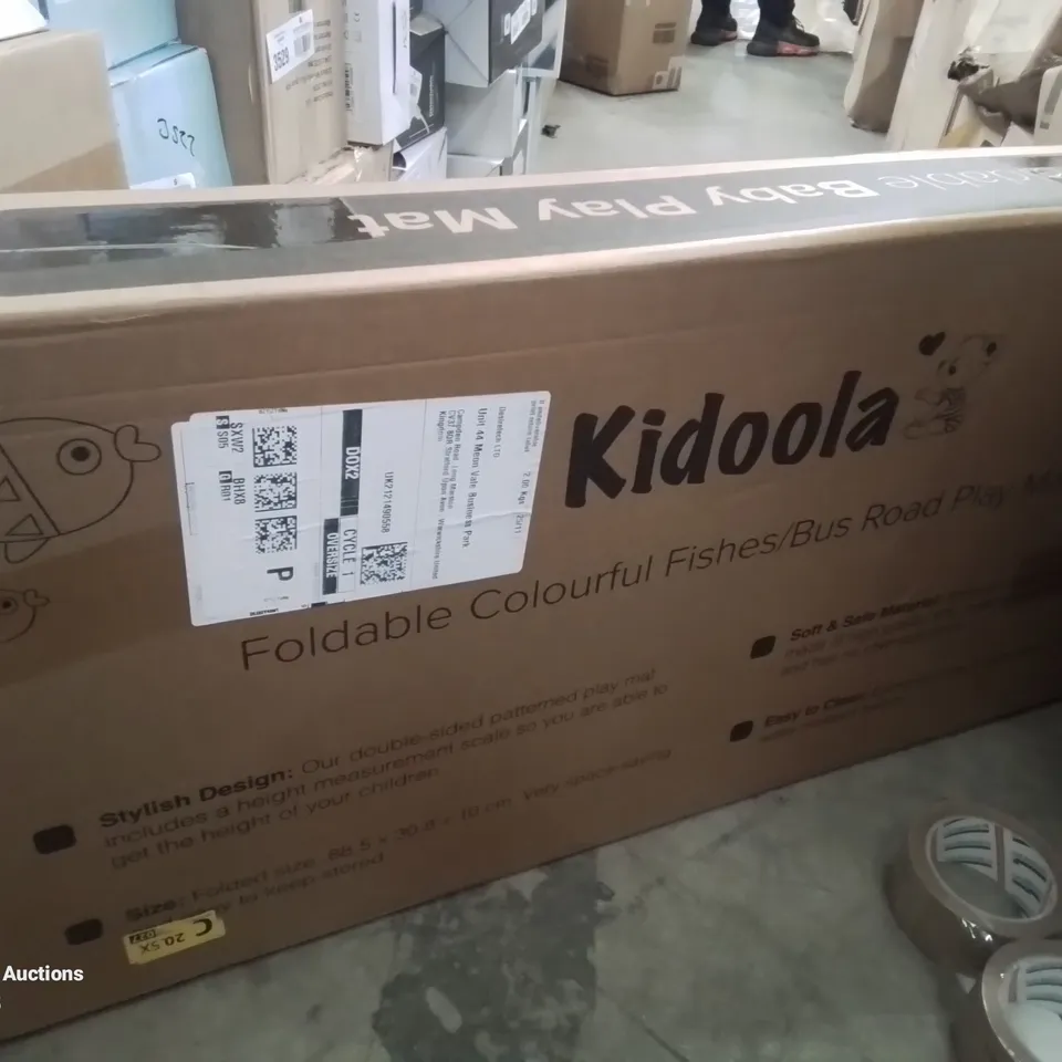 BOXED KIDOOLA FOLDABLE BABY'S PLAY MAT