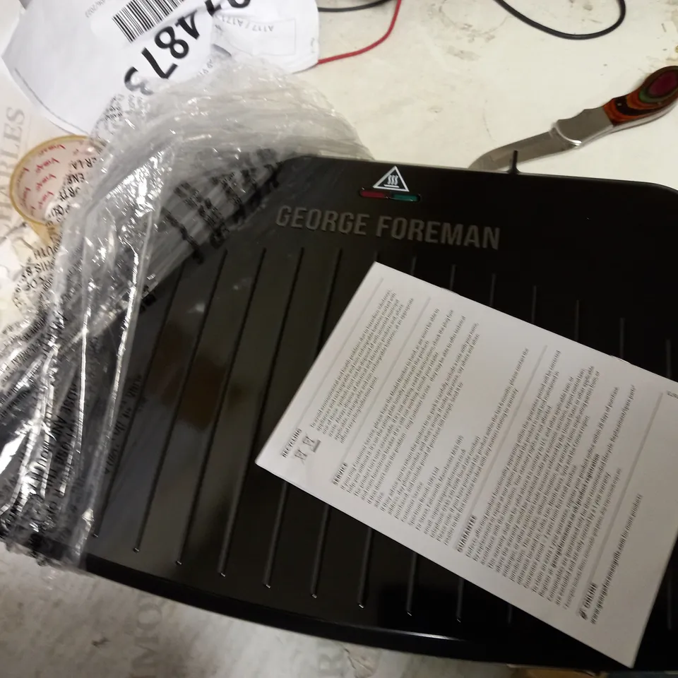 GEORGE FOREMAN LARGE FIT GRILL
