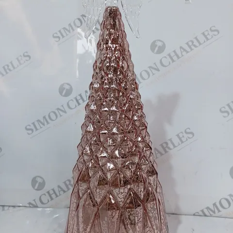 MR CHRISTMAS SPECIALTY MERCURY GLASS LIGHT UP COLOUR MORPH STANDING DECOR