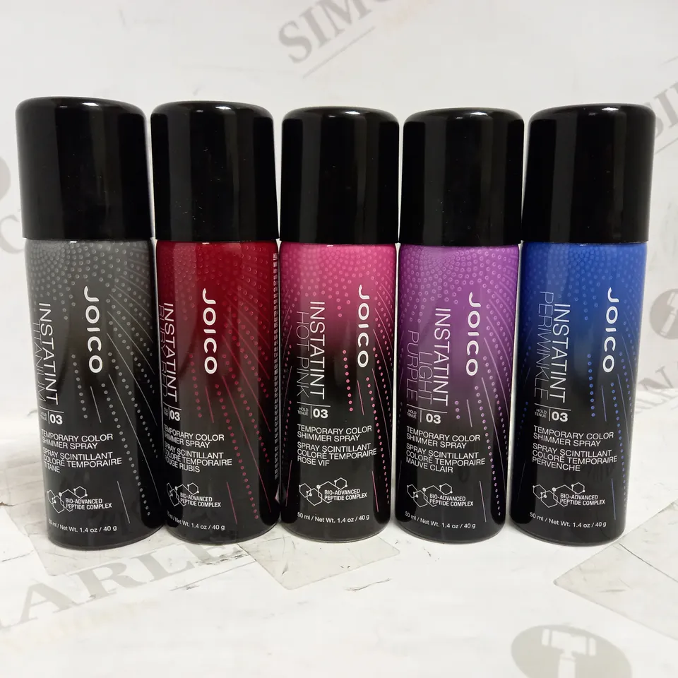 LOT OF 18 JOICO INSTATINT COLOUR SHIMMER SPRAY (18 X 50ML)