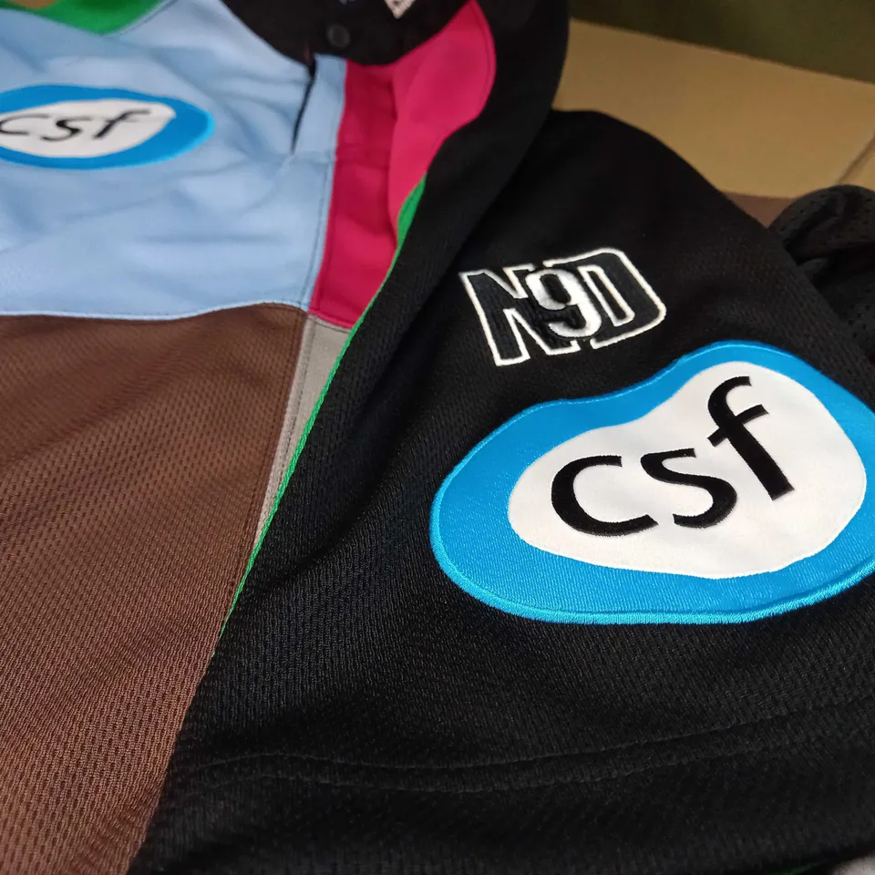 NEC HARLEQUINS RUGBY JERSEY - LARGE