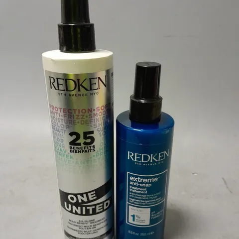 REDKEN EXTREME ANTI-SNAP TREATMENT 250ML AND ALL-IN-ONE MULTI-BENEFIT TREATMENT 400ML