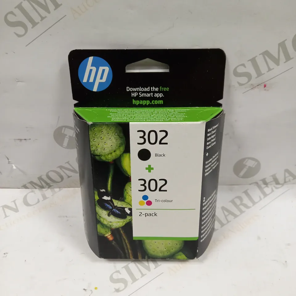 HP 302 BLACK AND TRI-COLOUR STANDARD YIELD INK COMBO