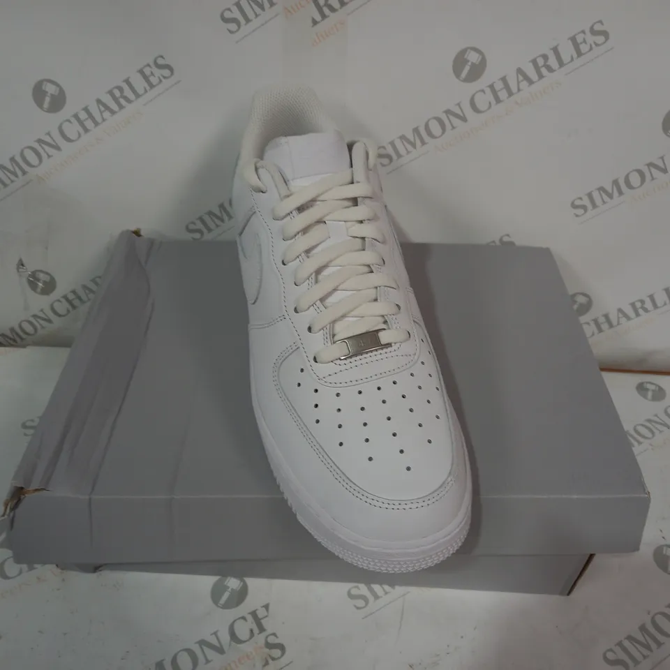 BOXED NIKE AIR FORCE 1S - WHITE SIZE 7