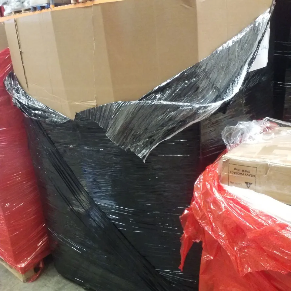 PALLET CONTAINING ASSORTED PRODUCTS INCLUDING TOILET SEATS, PILATES ESSENTIAL KIT, ROLLER BLIND, WOK & OFFICE CHAIR