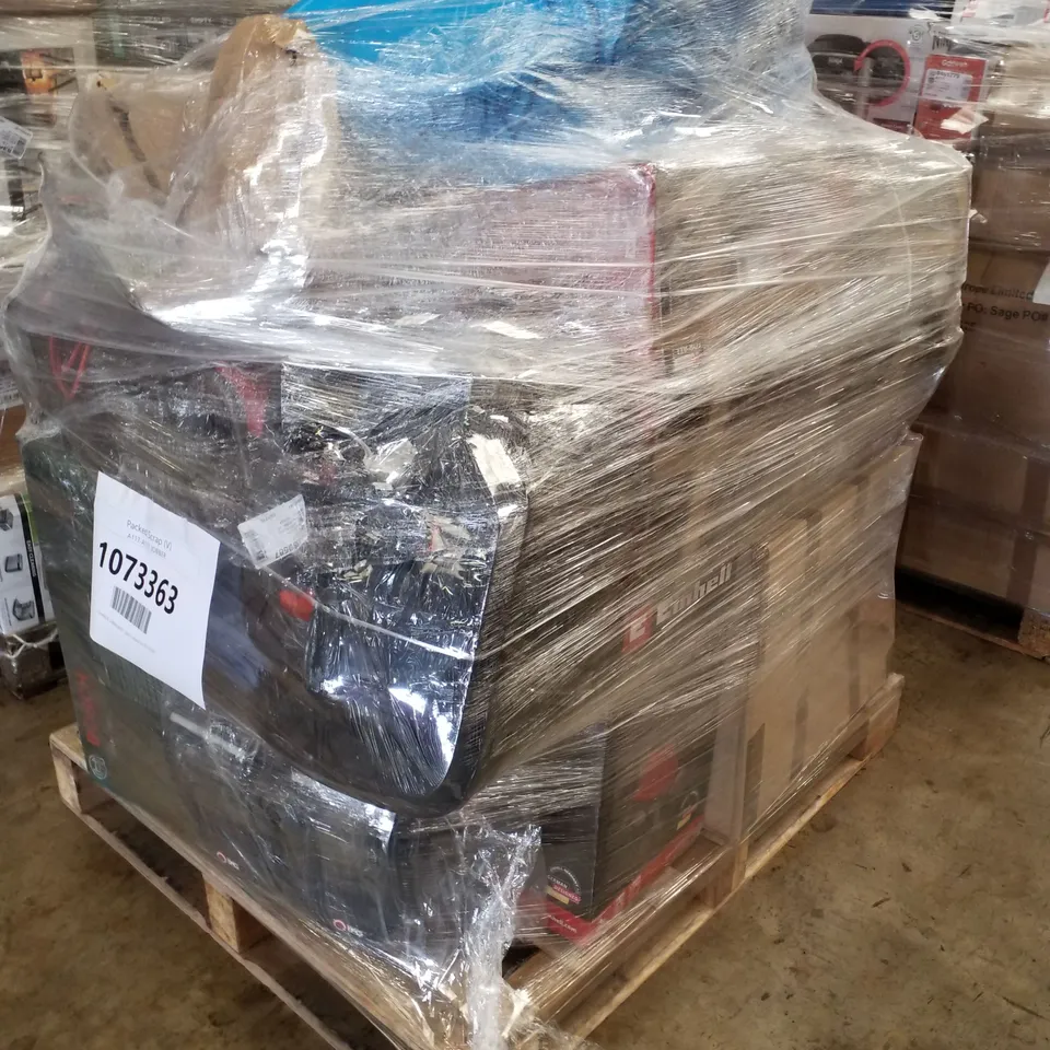 PALLET OF APPROXIMATELY 15 UNPROCESSED RAW RETURN HOUSEHOLD AND ELECTRICAL GOODS TO INCLUDE;