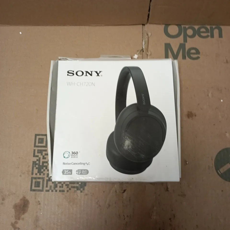 SONY WH-CH720N WIRELESS NOISE-CANCELLING HEADPHONES – BLACK (BOXED)