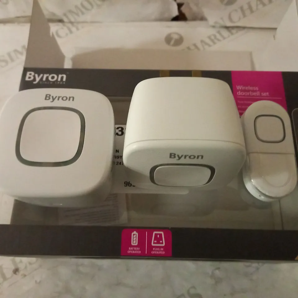 BYRON WQHITE SMARTHOME DOORBELL 