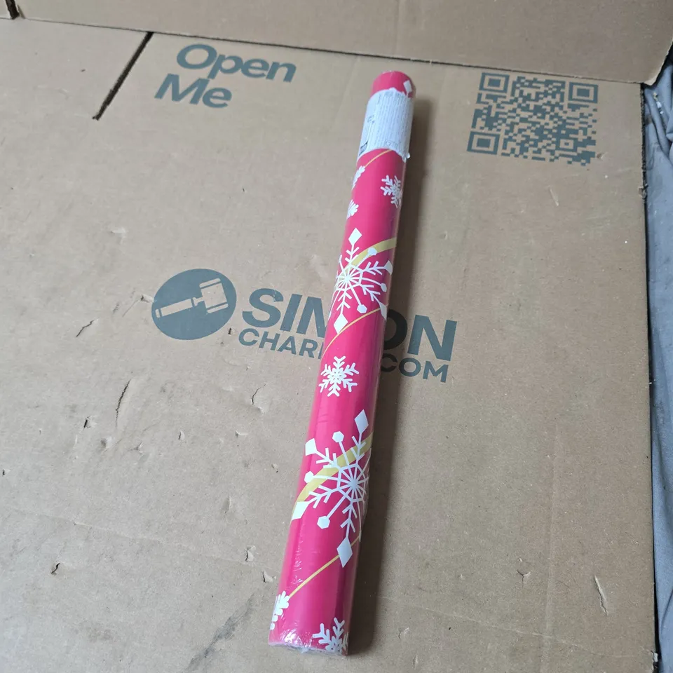 BOX OF APPROXIMATELY 18 ASSORTED HOUSEHOLD ITEMS INCLUDING INSTANT WARDROBE , CHRISTMAS WRAPPING PAPER AND FURNITURE MOVERS