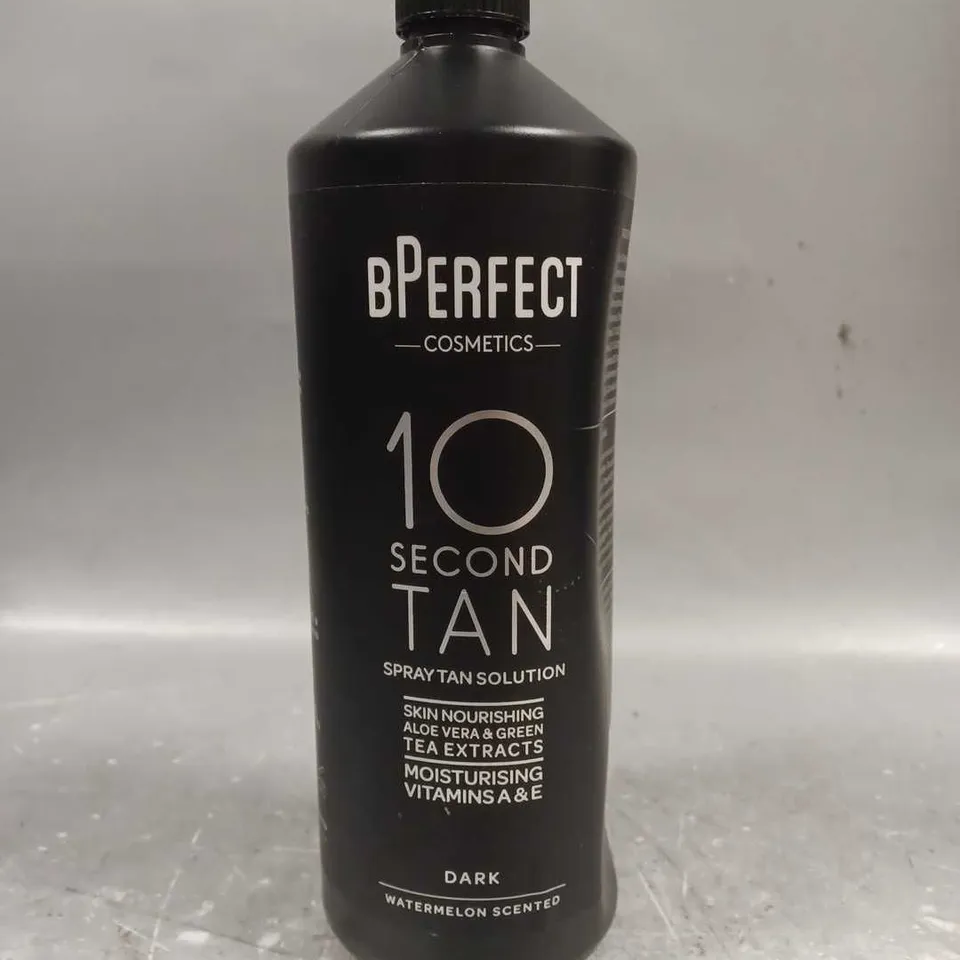 BPERFECT 10 SECOND TAN SPRAY TAN SOLUTION IN DARK WATERMELON SCENTED 1L