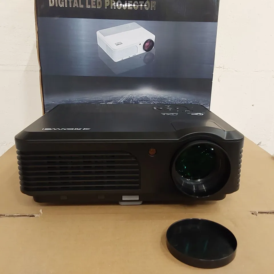 BOXED CAIWEI A6 DIGITAL LED PROJECTOR ANDROID HOME CINEMA TV 1080P 3600LM (1 BOX)