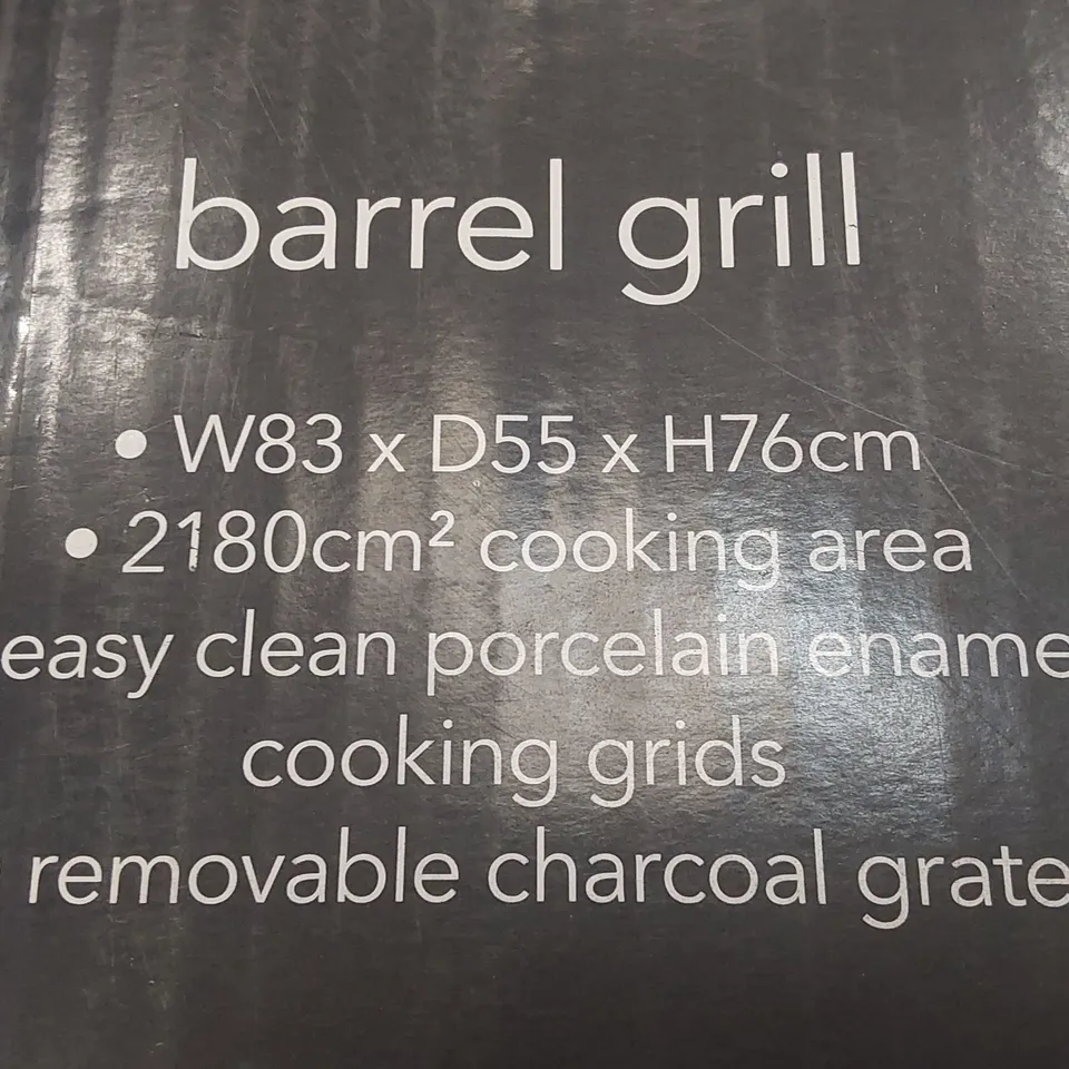 BRAND NEW BOXED BARREL GRILL