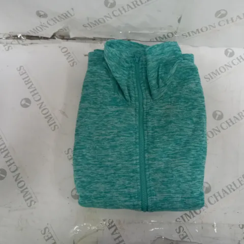 REGATA OUTDOOR ZIP FLEECE TURQOISE MARL UK SIZE 14