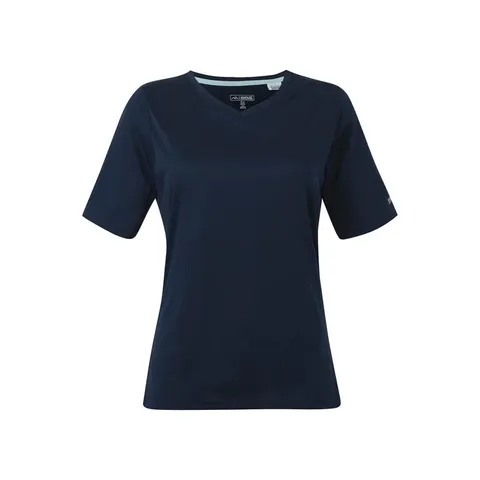 BRAND NEW REGATTA WOMENS FINGAL V NECK II TEE IN NAVY - UK 20