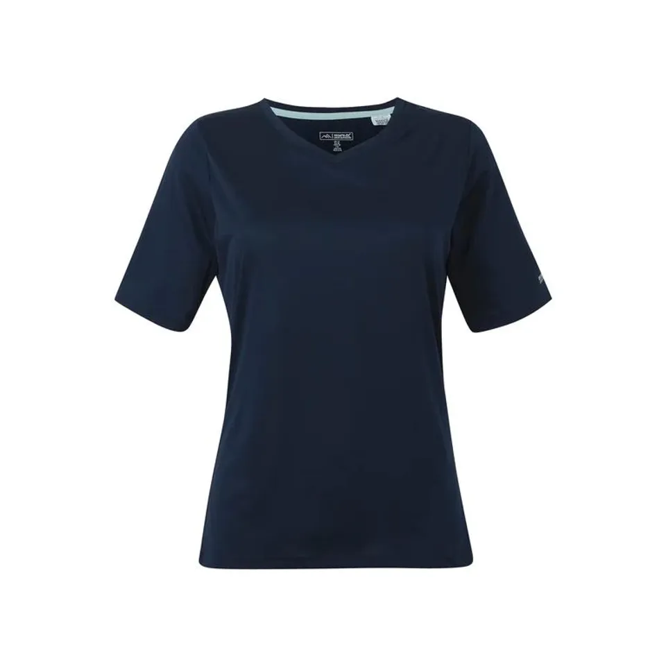 BRAND NEW REGATTA WOMENS FINGAL V NECK II TEE IN NAVY - UK 14
