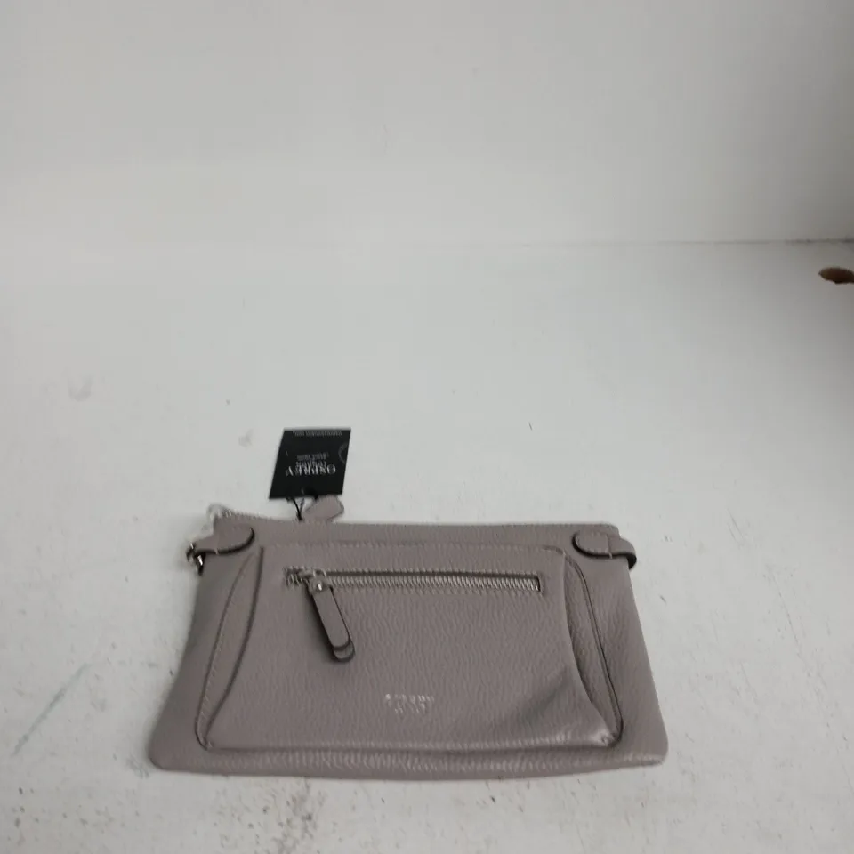 OSPREY LONDON RUBY CROSSBODY BAG – TAUPE GRAINY HIDE