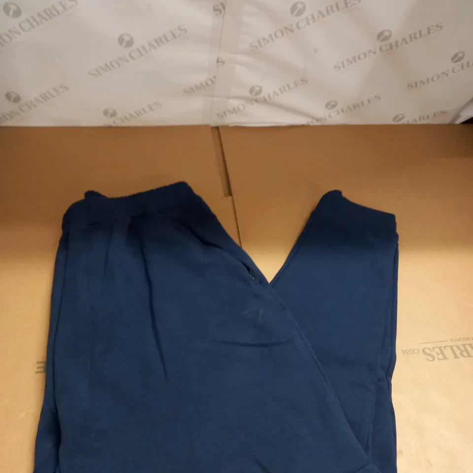 GYMSHARK FLEECED TRACKIE BOTTOMS SIZE L