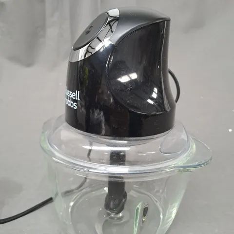 BOXED RUSSELL HOBBS DESIRE MATTE BLACK MINI CHOPPER