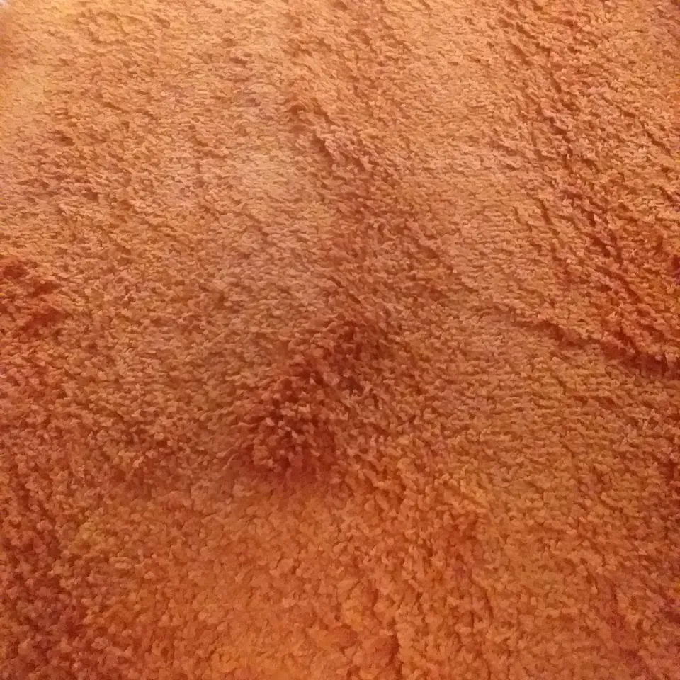 EMYRI THICK SHAGGY ORANGE RUG - 120 X170CM
