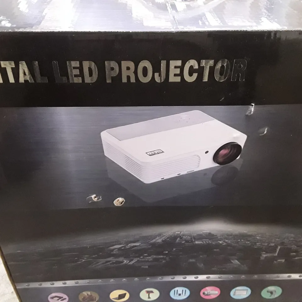 BOXED DIGITAL LED PROJECTOR