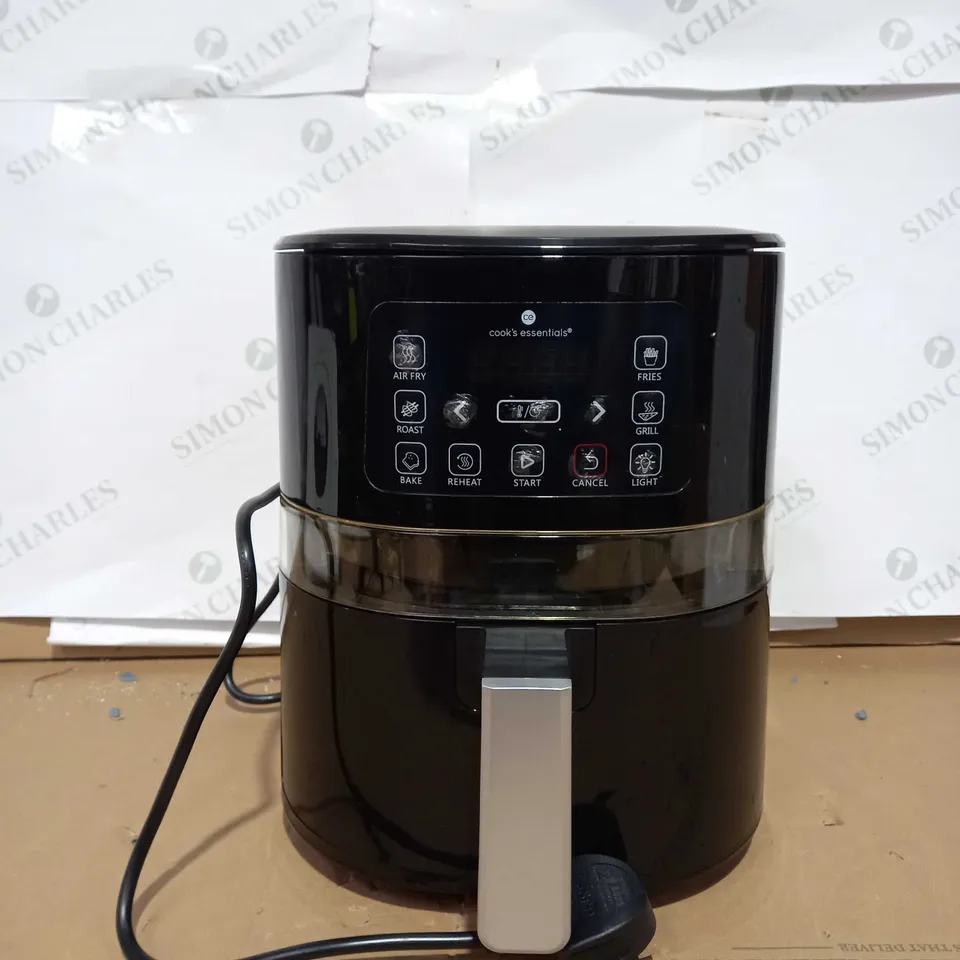 COOK'S ESSENTIALS 4.0L AIR FRYER - BLACK