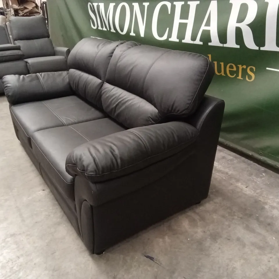WILMSLOW LEATHER SOFA BED RRP £1149