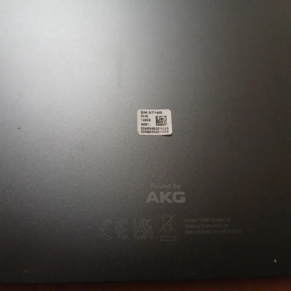 SAMSUNG GALAXY TABLET SM-X716B – BLACK