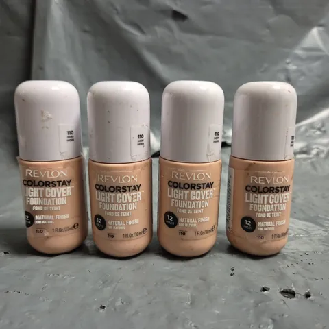 LOT OF APPROXIMATELY 55 REVLON COLOURSTAY LIGHT COVER 30ML FOUNDATIONS - 110 IVORY