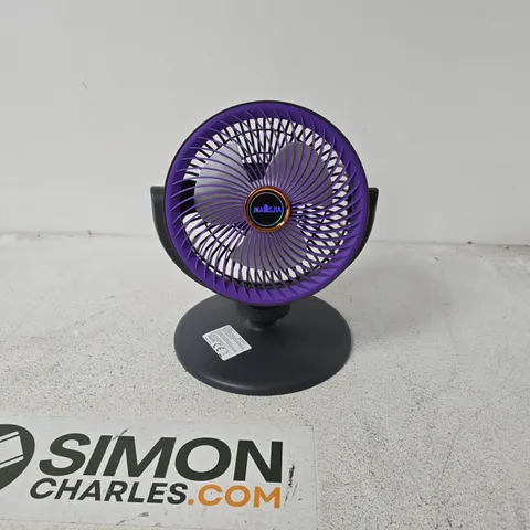 JKANGJIA PURPLE DESK FAN WITH BLACK BASE 
