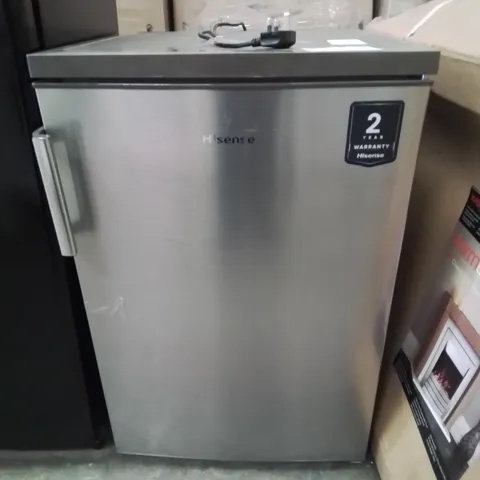 HISENSE GREY UNDER COUNTER FRIDGE - UNPROCESSED RAW RETURN