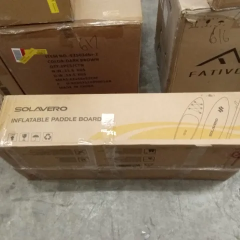 BOXED SOLAVERO INFLATABLE PADDLE BOARD (1 BOX)