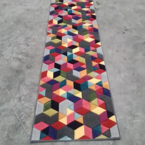 QUALITY DESIGNER AREA RUG - APPROXIMATELY 230X65CM