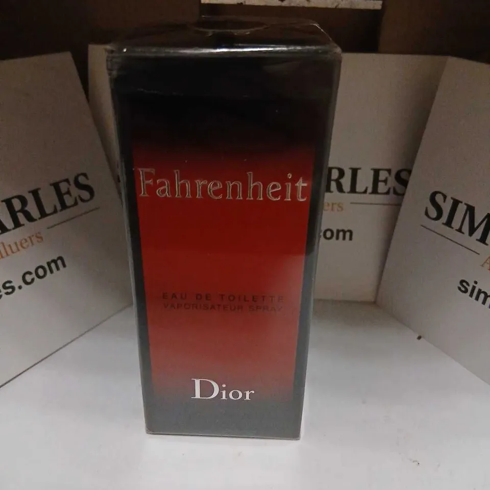 BOXED AND SEALED DIOR FAHRENHEIT EAU DE TOILETTE 50ML