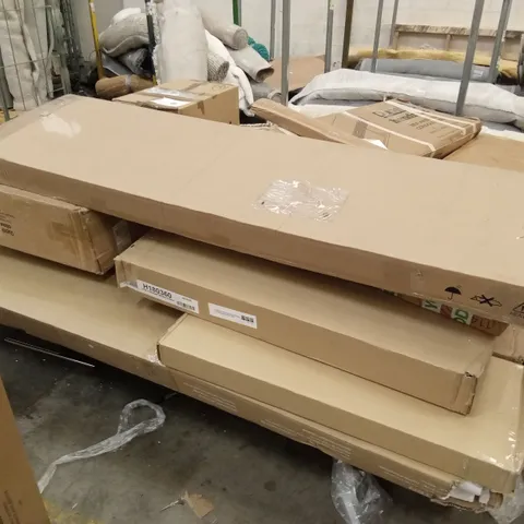 PALLET OF INCOMPLETE DESIGNER FURNITURE PARTS AND PIECES