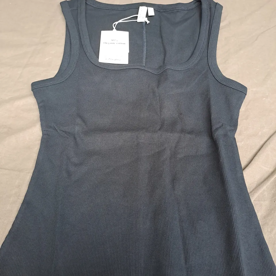 LOS ANGELES ATELIER BLACK CROPPED TOP - SMALL
