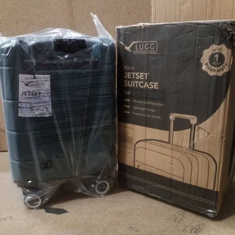 BOXED LUGG 45×30×20CM JETSET SUITCASE - TEAL